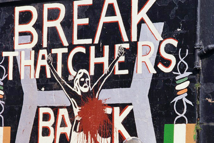 'Break Thatcher's Back' mural, Belfast, 1970s