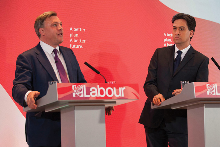Ed Balls and Ed Miliband, Labour Party general election 2015 campaign event
