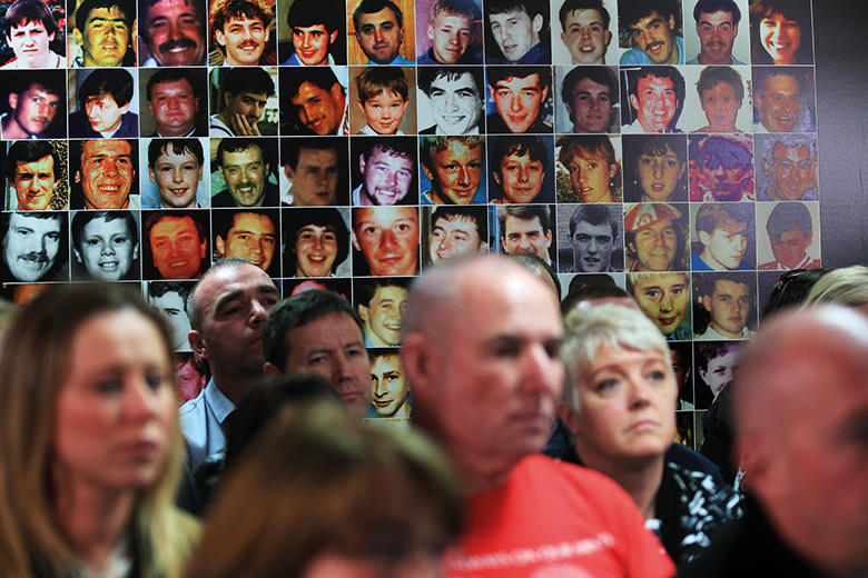 Photographs of victims of Hillsborough disaster, Hillsborough Justice Campaign press conference