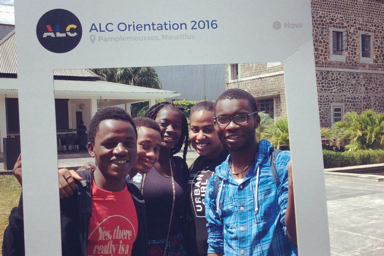 Students at ALC Orientation 2016, Mauritius