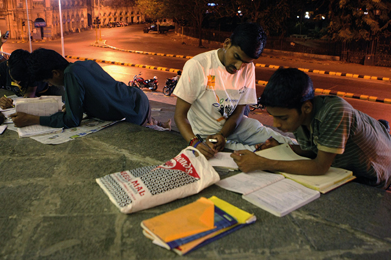 Students prepare for exams, The Asiatic Society of Mumbai library
