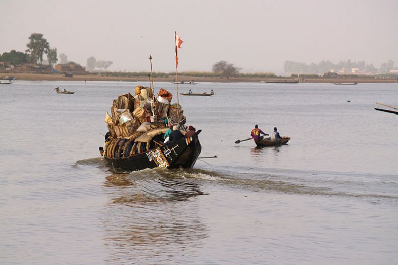 Boat on Niger