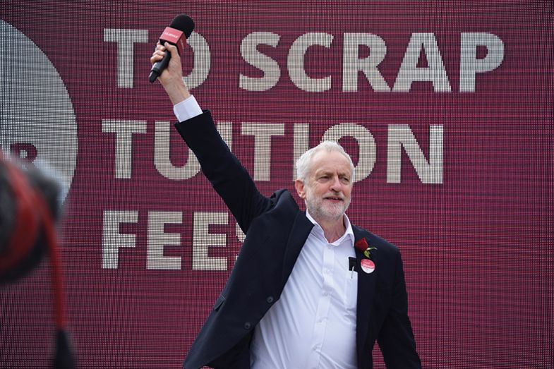 Pledges on tuition fees formed a key plank of Jeremy Corbyn’s election campaign 