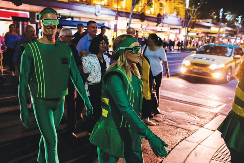 Green crossing chaperones in Melbourne 