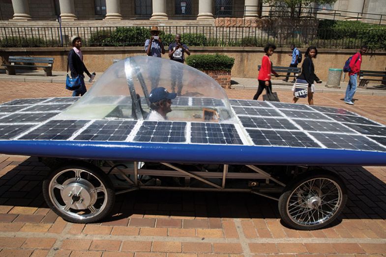 Solar car Johannesburg, South Africa