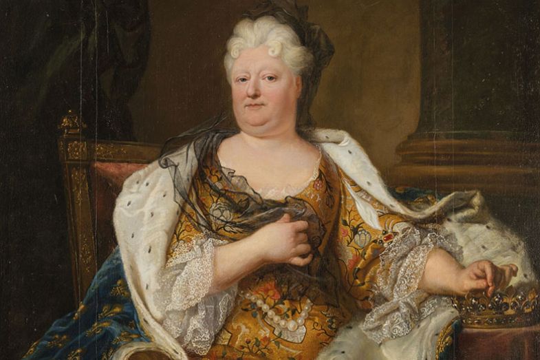 Portrait of Elisabeth Charlotte of the Palatinate, Duchess of Orléans (Rigaud, 1713)