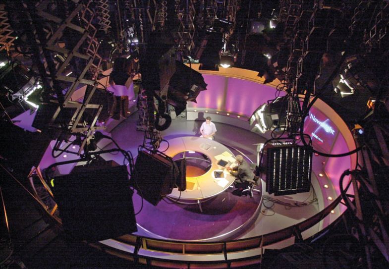 Newsnight studio as discussed in the article
