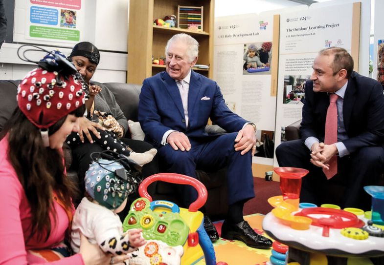 Prince Charles visit looking at early childhood development, cognitive neuroscientist