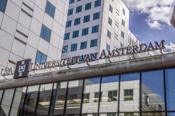 Entrance Of The UVA University Building At The Roeterseiland Campus