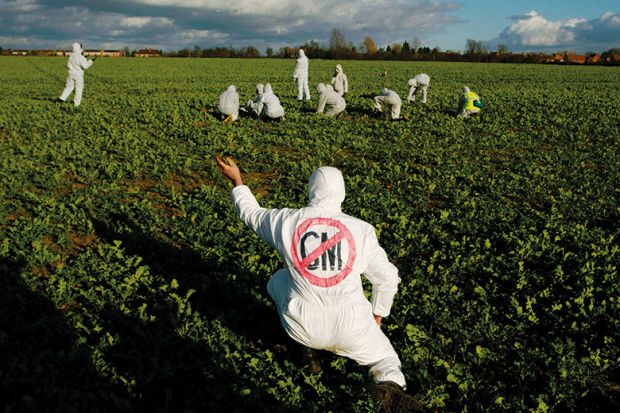 Anti-GM protesters