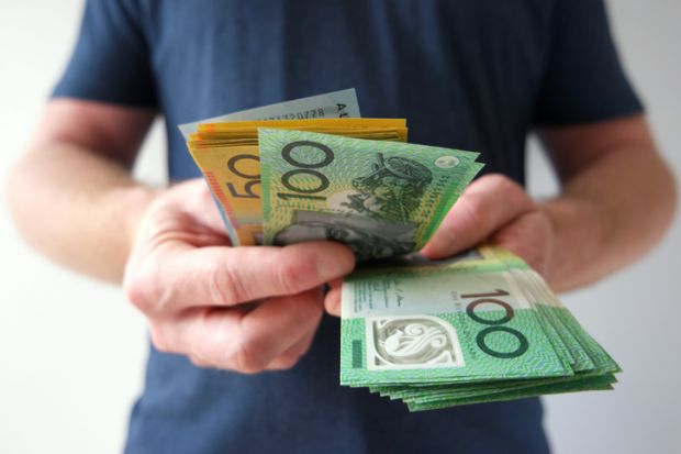 Australian dollars symbolising alleged underpayment of academics in casual employment