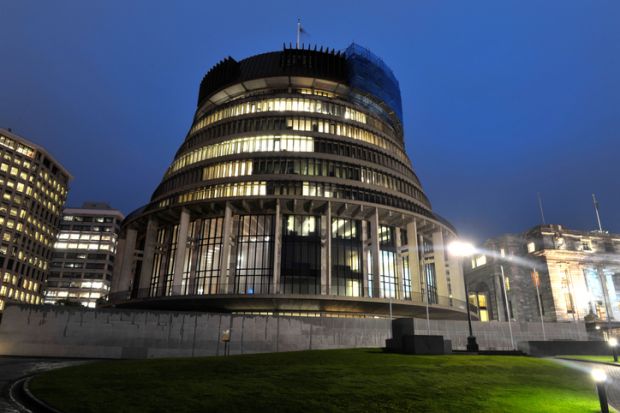 Beehive New Zealand parliament Wellington