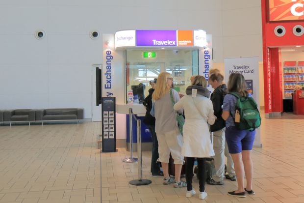 Brisbane airport currency exchange