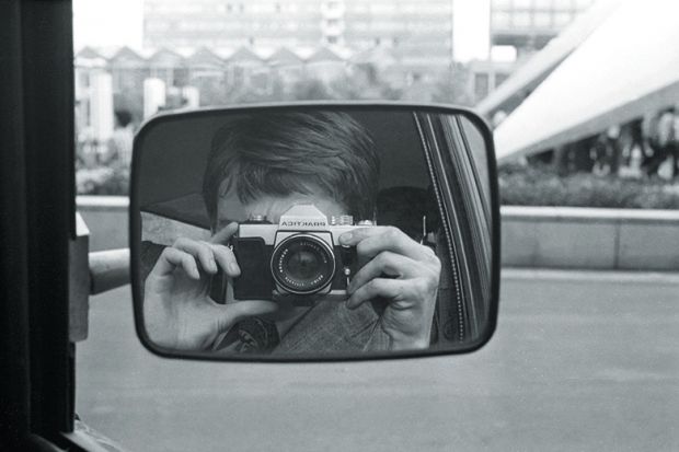 Camera in car mirror