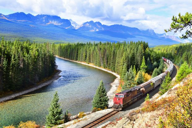 Canadian Pacific Railway in Banff National Park