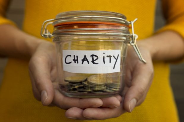 a charity jar
