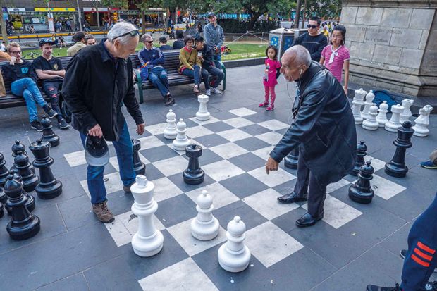 Giant chess