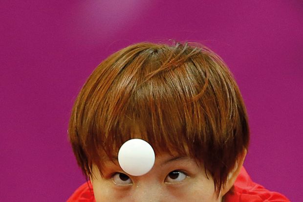 Chinese ping pong player