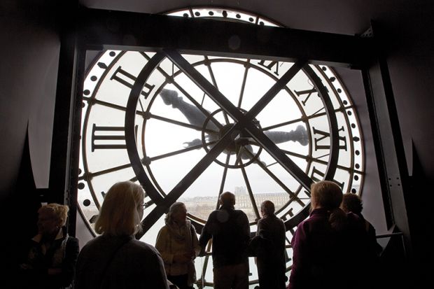 View from clock at Musee d'Orsay