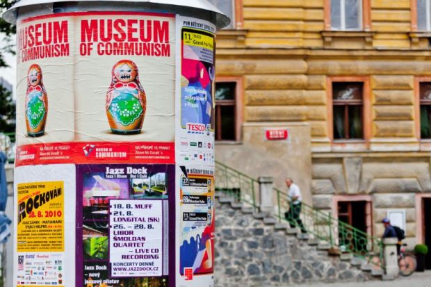 Communism museum poster Prague