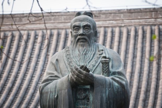 Confucius statue