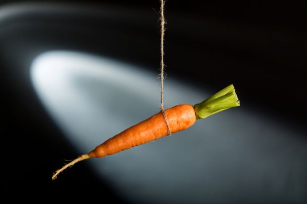 Dangling carrot