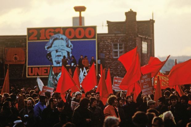 Demonstration against unemployment, Liverpool, England, 1981