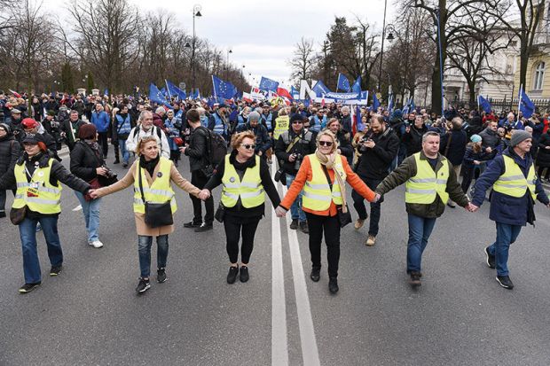 Unite for Europe march in Warsaw
