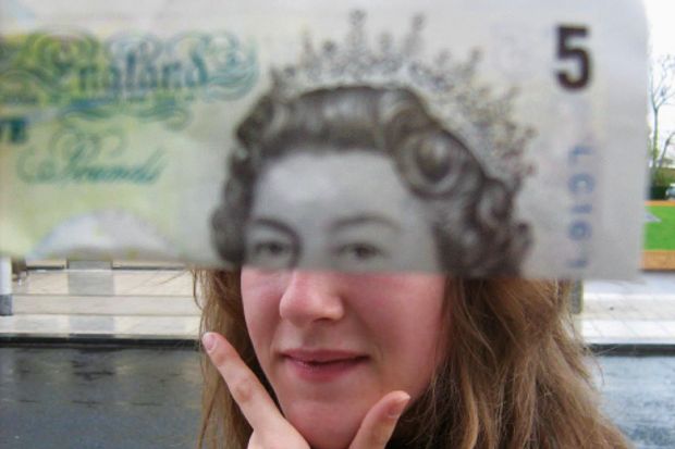 Face on a bank note