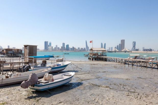 Fishing beach in Bahrain