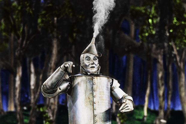 American actor Jack Haley as Hickory/The Tin Man in 'The Wizard of Oz', 1939