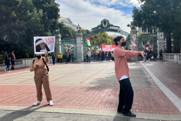 Protest at Berkeley