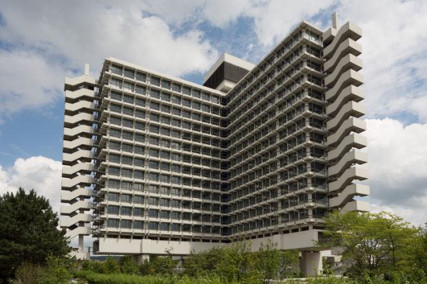 The Kreuzbauten in Bonn, Germany, are an ensemble of buildings that serve as the seat of the Federal Ministry of Education and Research