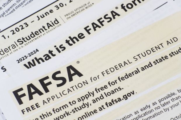 A Fafsa form