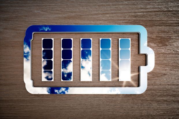 Solar cells in battery shape