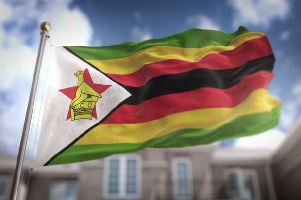 Zimbabwe, flag, mugabe