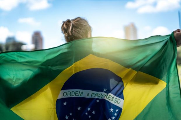 Brazilian flagbearer