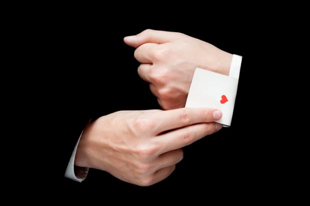 card trick sleight of hand ace up the sleeve illusion 