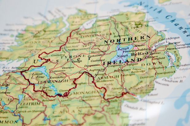 Northern Ireland map