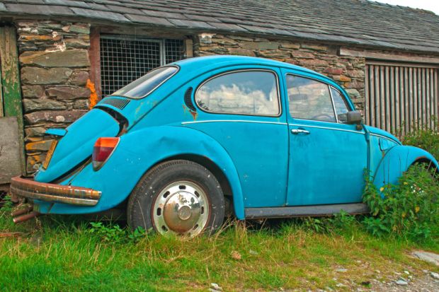 Abandoned Volkswagen Beetle