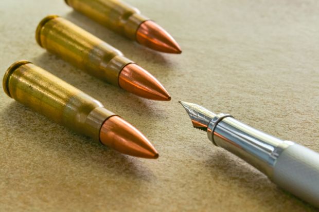 Bullets and pen