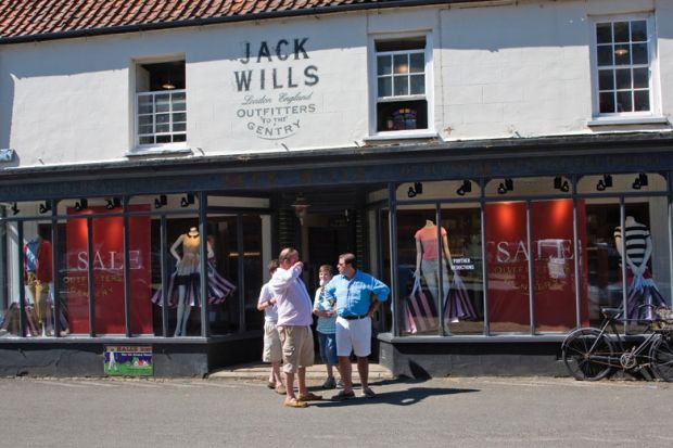 Jack Wills clothing shop, Burnham Market, Norfolk, England