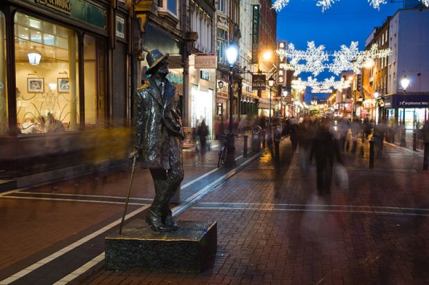 James Joyce statue