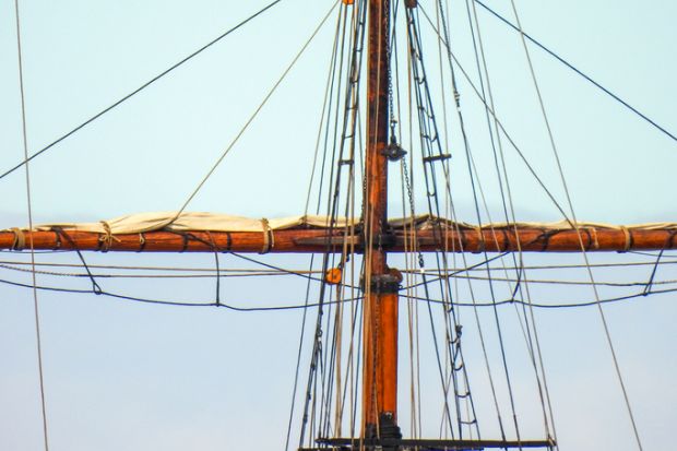 James Craig Tall Ship Mast