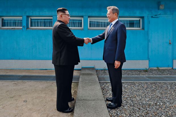 korea handshake