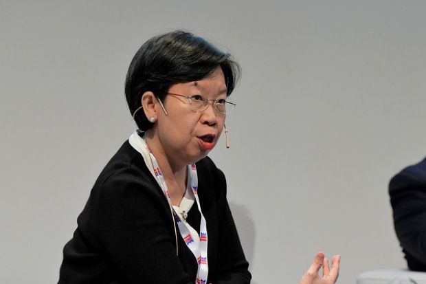 Lily Kong at the World Academic Summit 2019