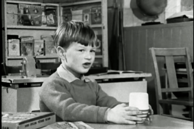 Nicholas Hitchon, aged 7, in Michael Apted’s ‘Seven Up!’ documentary
