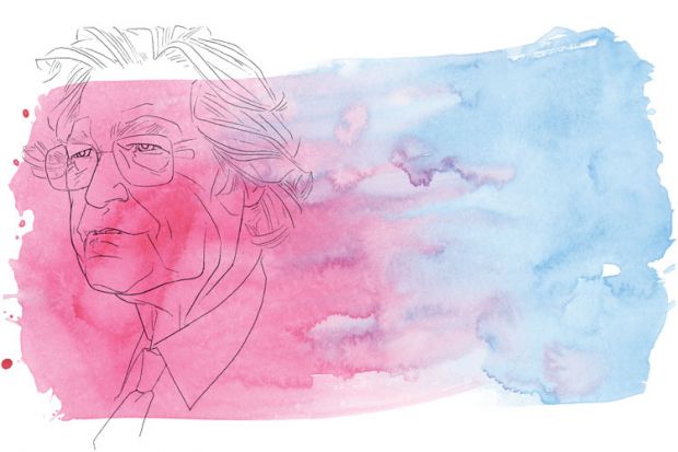 Noam Chomsky portrait 