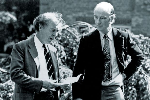 Nobel Prize winners James Watson and Francis Crick