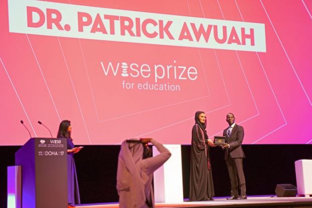 Patrick Awuah receives 2017 Wise Prize